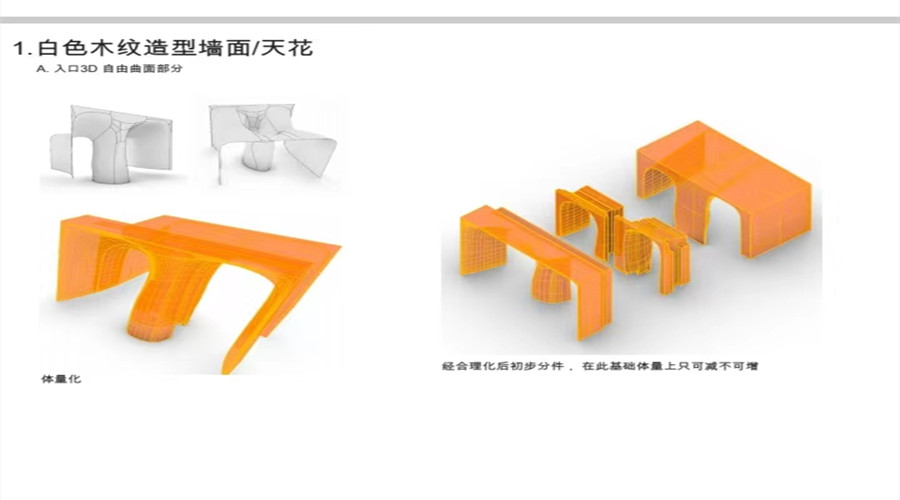 出口美國GRG造型定制項(xiàng)目